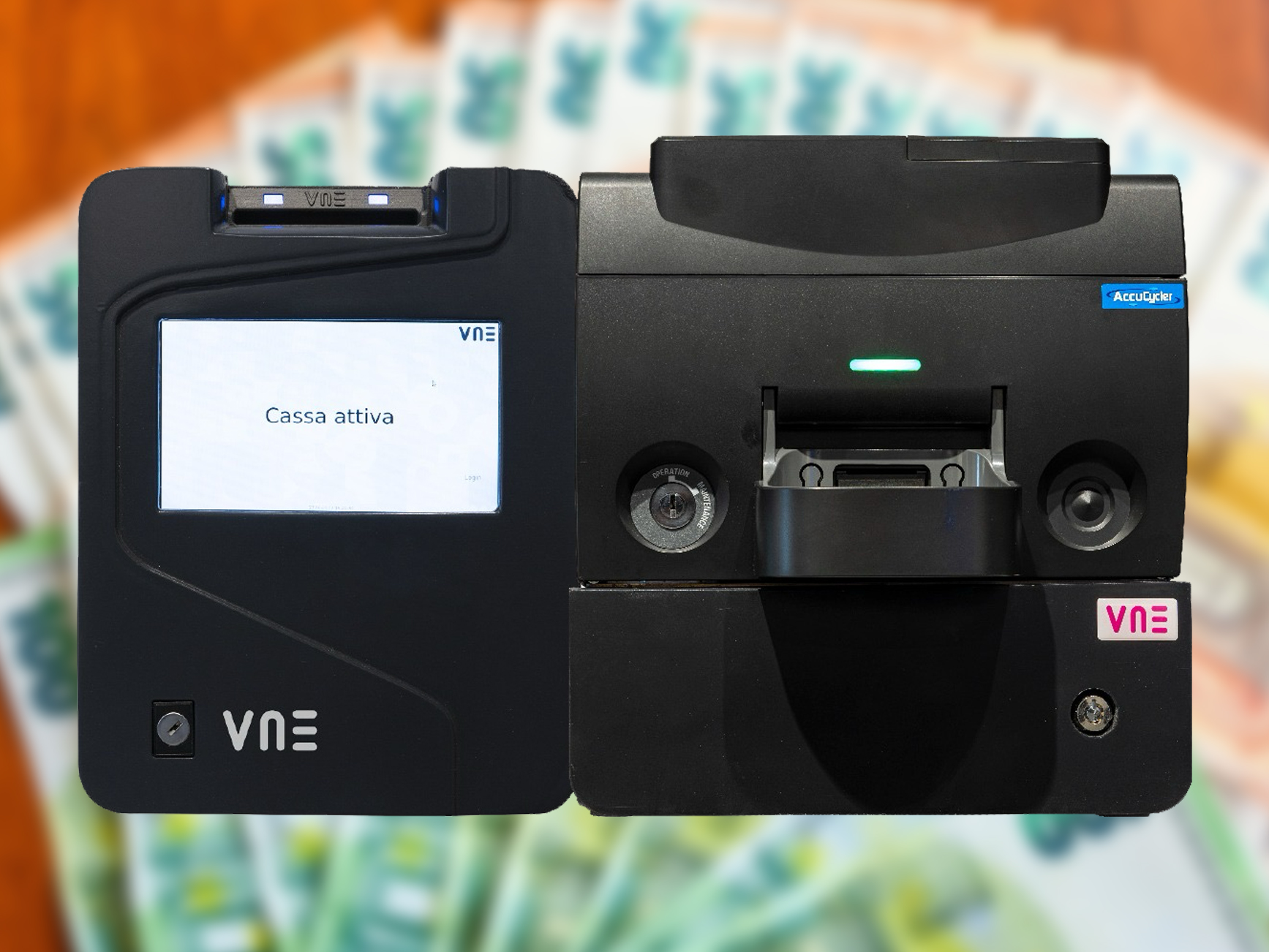 Sistema cassa automatico per gestione contanti